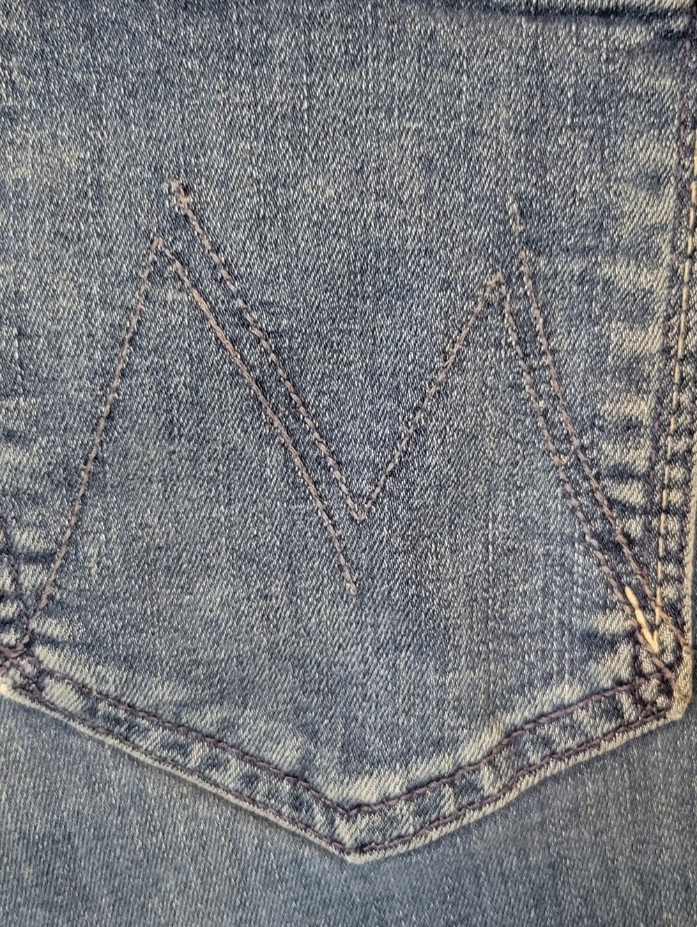MOTHER The Insider Crop Step Fray Jeans Wish On A Star 31 - Picture 4 of 9